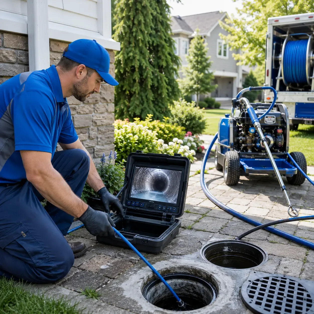 Outdoor drain cleaning professionals serving Rayle, GA
